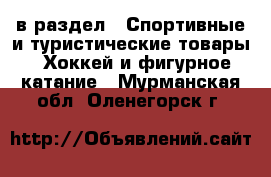  в раздел : Спортивные и туристические товары » Хоккей и фигурное катание . Мурманская обл.,Оленегорск г.